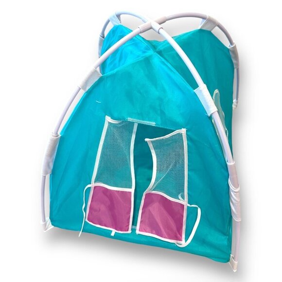 18" Doll Camping Set With 3 Sleeping Bags 2 Tents & Play Dishes - Picture 4 of 13